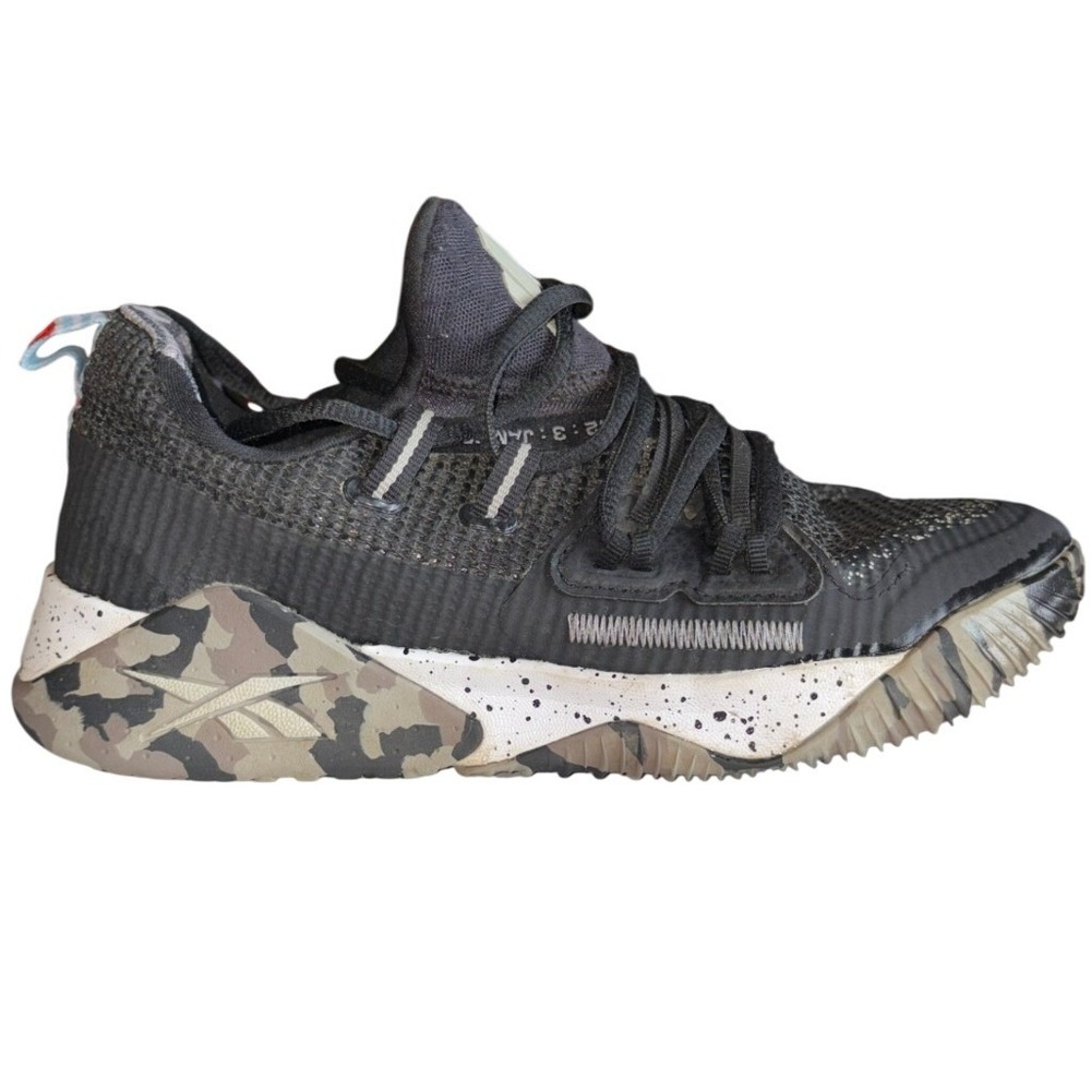 Reebok JJ Watt III JJ3‎ Camo Training Shoes Black Grey EH1780 Kid's 4.5 Womens 6